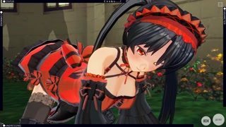 3D HENTAI Fucking in pussy and ass Kurumi Tokisaki from DATE A LIVE