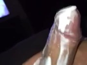 Selfie lotion cock