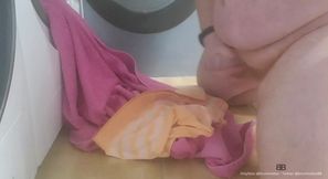 Stepdaddy Cums on Laundry