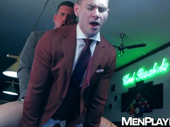 Mafia boss David Cork wants Lukas Daken to work on his cock harder
