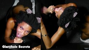 GLORYHOLE SECRETS - Myste Vixen Swallows Hot Loads in POV Gloryhole Frenzy