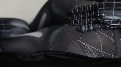 Indonesian Girl Cosplays Spiderman, Helped by Boyfriend to Masturbate Using a Bottle Until Her Pussy Gets Wet