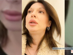 Watch this hairy MILF pleasure herself live while giving jerk off instructions