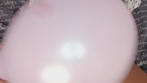 Cherry Dress Balloon Tease: Blow, No Pop