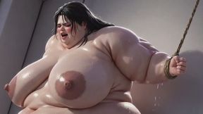 Obese SSBBW Bound Tight - Extremely Aroused & Begging for Cock