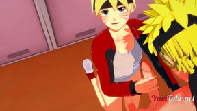 Handjob & Blowjob to Naru