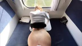 BG  ANAL  On the train  A juicy, big-boobed stranger in the compartment seduced me and gave me in the ass right on the train  I'