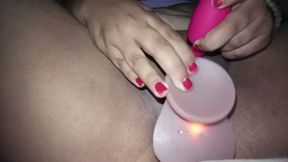 Greedy pussy wants to be penetrated to orgasms.