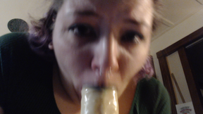 sloppy lipstick blowjob
