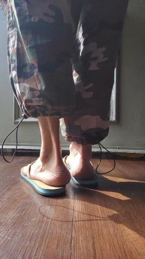 AMSR SERIES ▪︎ GIANTESS STEPHANIE FLIP FLOPPN IN HER SEXY RAINBOWS