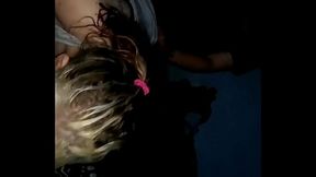 Husband shows off in front of a friend