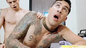 Inked Office Barebacked By Colleague Till Anal Cumshot