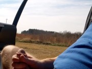 Playing with soft dick, waiting on this guy to take the bait