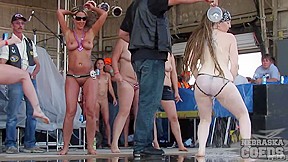 Abate 2013 Cougar and Badass Milf Wet Tshirt Contest at Iowa Biker Rally - NebraskaCoeds
