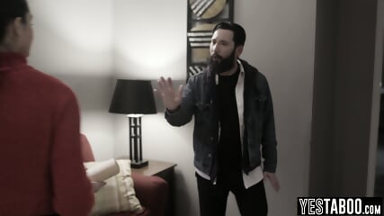 Gorgeous petite MILF gets rid of her stalker by letting him smash