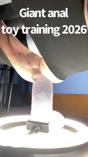 Anal Training with Big Dildo 2026
