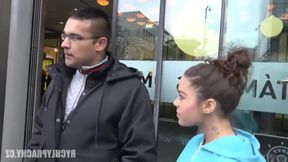 Gypsy Babe Is Having Steamy Sex In A Public Place And