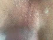 Twink banana anal play closeup