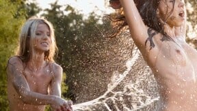 Sporty leasbians eating pussy