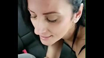 My husband made me taste his cum... In the car