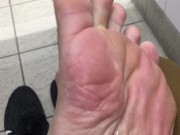 If somebody doesn’t come worship my feet today I guess I am going to have to suck these toes myself