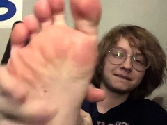 Maitresse Madelines solo foot fetish POV