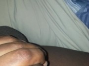 big black cock shooting cum on myself