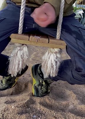 Massives on a Beach Swing.