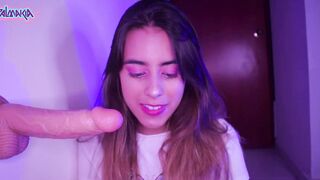 I suck this realistic vibrator and I love it- Salmakia