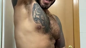 Bear latino naked and horny telling you how I would fuck you