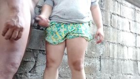 Buti na lang walang dumaan na tao sa school