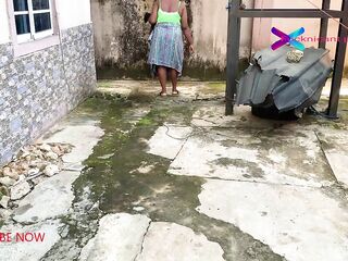 GATEMAN WATCHES EXCITED CHEATING WIFE AS THIS BABE DRY HER HUBBY CLOTHING, THAT BABE LATER GOT DRILLED.SUBCRIBE
