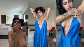 mia khalifa getting ready for halloween party porn video