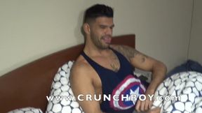 French Bottom Banged Condom-Free by Top Latino with Hefty Boner