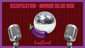 Sissification Mirror Dildo Ride