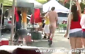 Outdoor bj for gay fraternity party