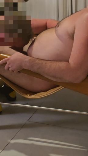 Jaw-dropping moment from &quot;SEE HOW HARD YOU&#039;VE GOT THIS DICK ALREADY - Uncut married DILF uses cocksukers mouth&quot;