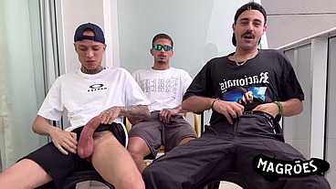 CHAMOU O PARCEIRO HÉTERO PRA FAZER UMA FESTINHA