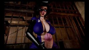 Hung Futanari Cop Blowjob POV