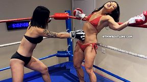 Sasha D vs Tomiko Boxing Part 1 - SDMP4 Asian Boxing Girls
