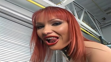Katja Kassin eats a black monster cock (HD scene)