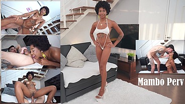 Perfect breast ebony, Ana Susage gets her ass & throat fucked by white huge cock (Anal, 0% pussy, deep throat, spit, rim, IR -BW/WM) OB382