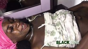 African Teen housemaid fucked from behind and creampied