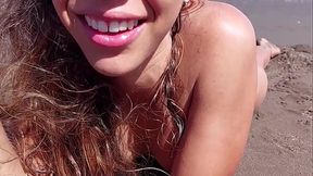 Chica de la playa me quita el cond&oacute_n