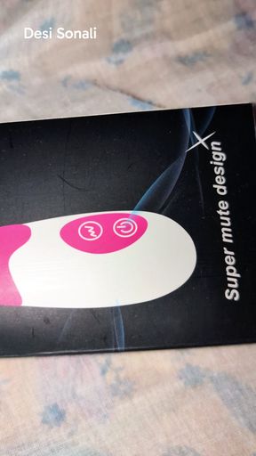 New Dildo, full power vibration in my pussy made me horny for Penis