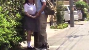 Pale-Skinned Babe Shows Off Plump Boobs Outside; Hot Wet Sex Leads To Thick Cum Inside