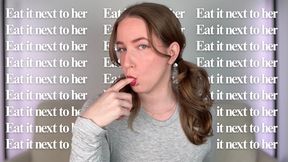 EAT IT NEXT TO HER - Homewrecking CEI by Sadistichoneyb Miss Honey with Femdom POV, Homewrecker, Cock Tease, JOI and Cum Countdown