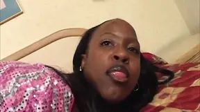 Busty black MILF rides thick cock and gives a facial