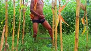 Indian hot gay boy cumshoot in jute field
