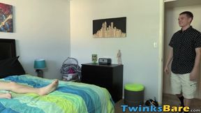 Lusty twink wants bare cock deep up his tight little ass